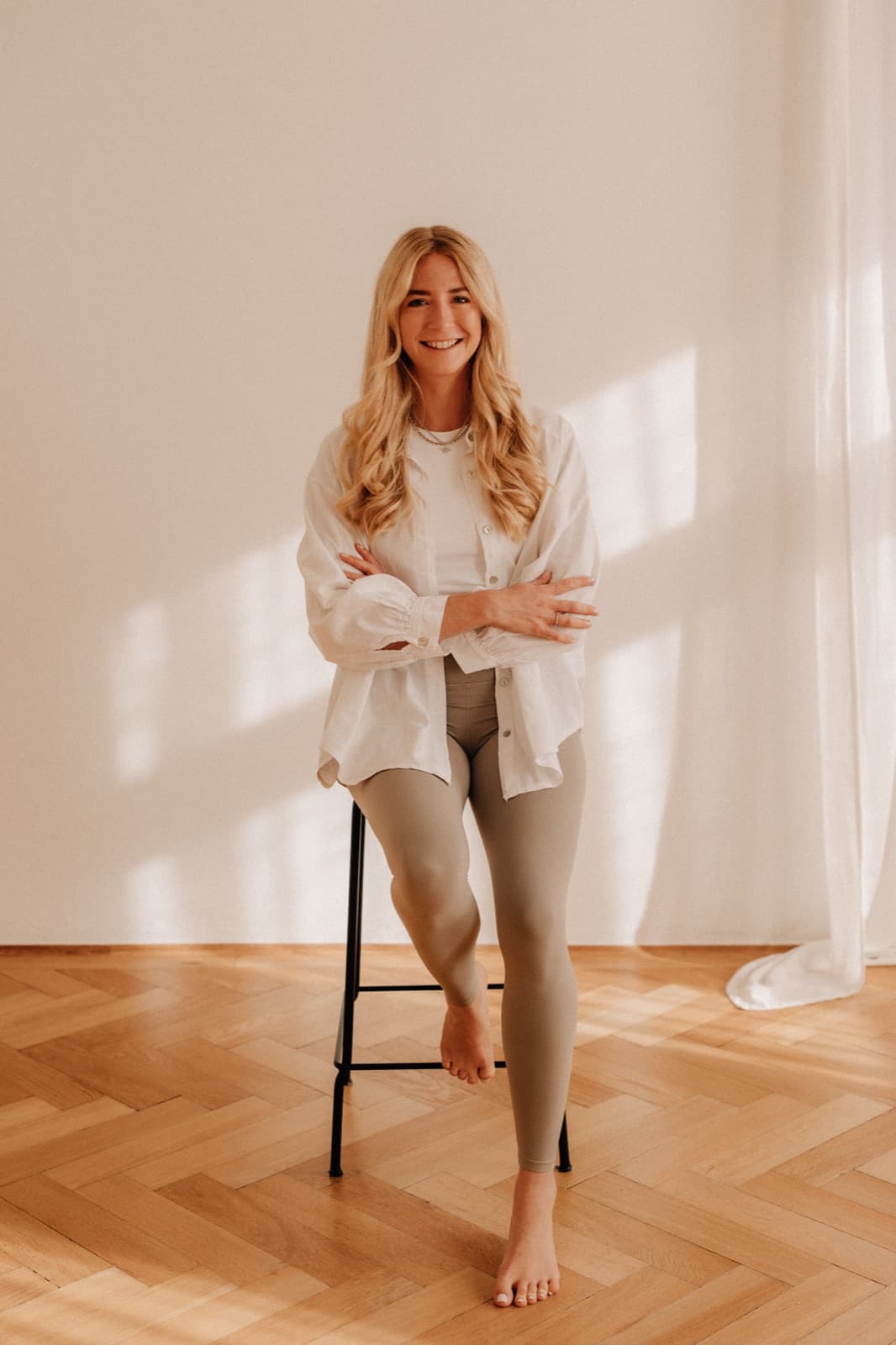 Ernährungsberaterin und Yogalehrerin Sara